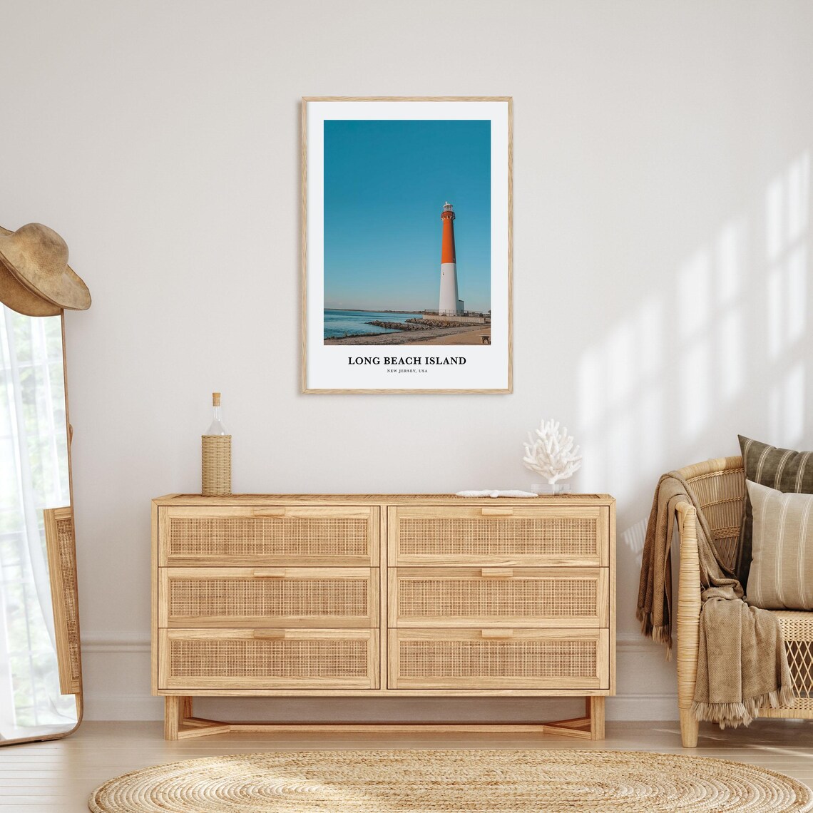 Long Beach Island Travel Poster, New Jersey Usa - Image 2
