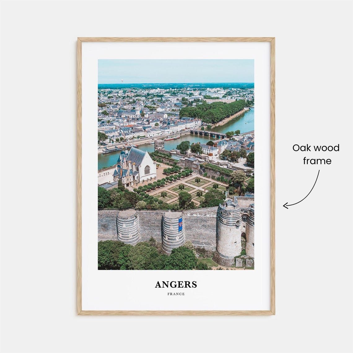 Angers Print Angers Photo Poster Angers Travel Wall Art Angers Map Print Angers Photography Print Angers Wall Dcor France - Image 3