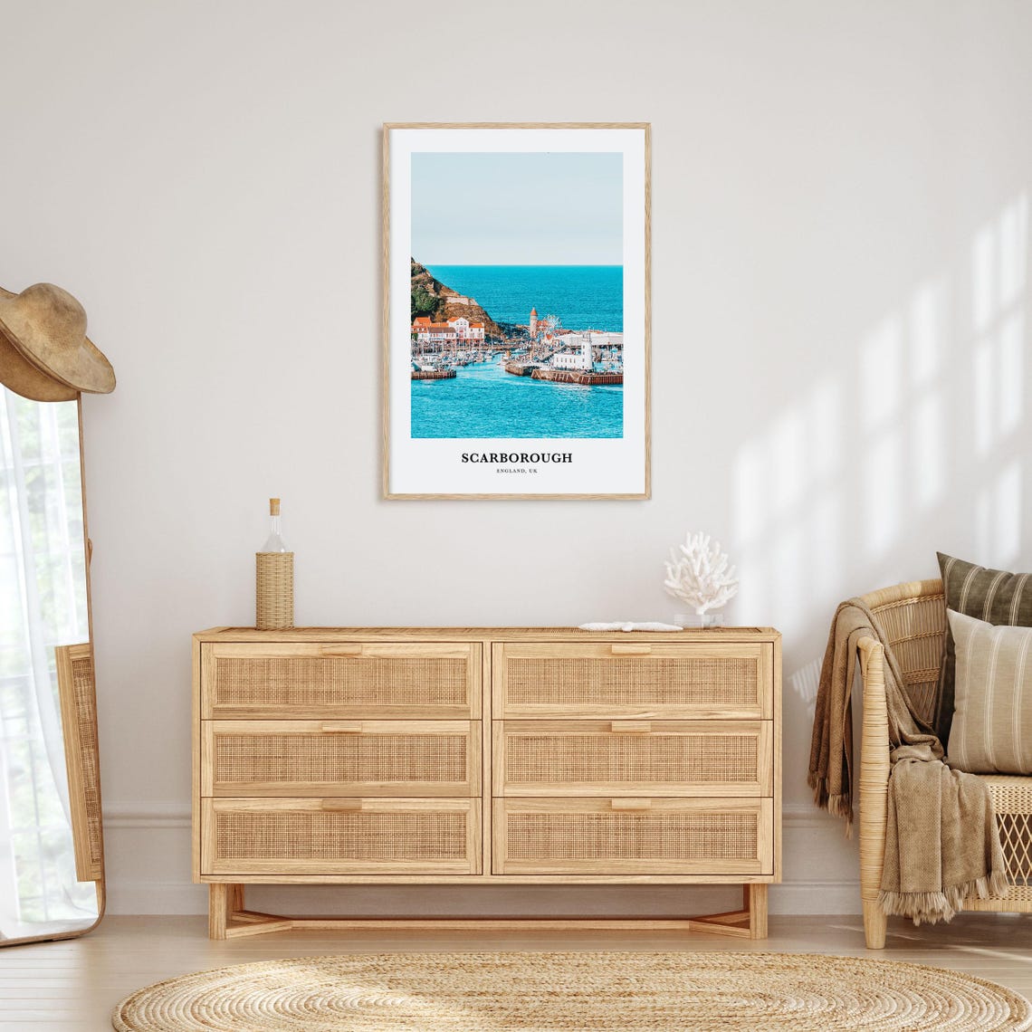 Scarborough Print Scarborough Photo Poster Scarborough Travel Wall Art Scarborough Map Print Scarborough Photography Print England Uk - Image 2