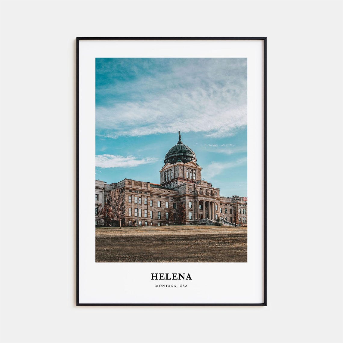 Helena Print Helena Photo Poster Helena Travel Wall Art Helena Map Print Helena Photography Print Helena Wall Dcor Montana Usa