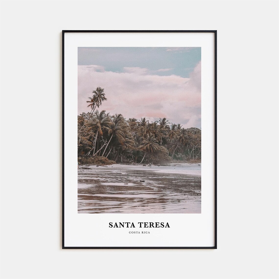 Santa Teresa Travel Poster, Costa Rica Wall Art