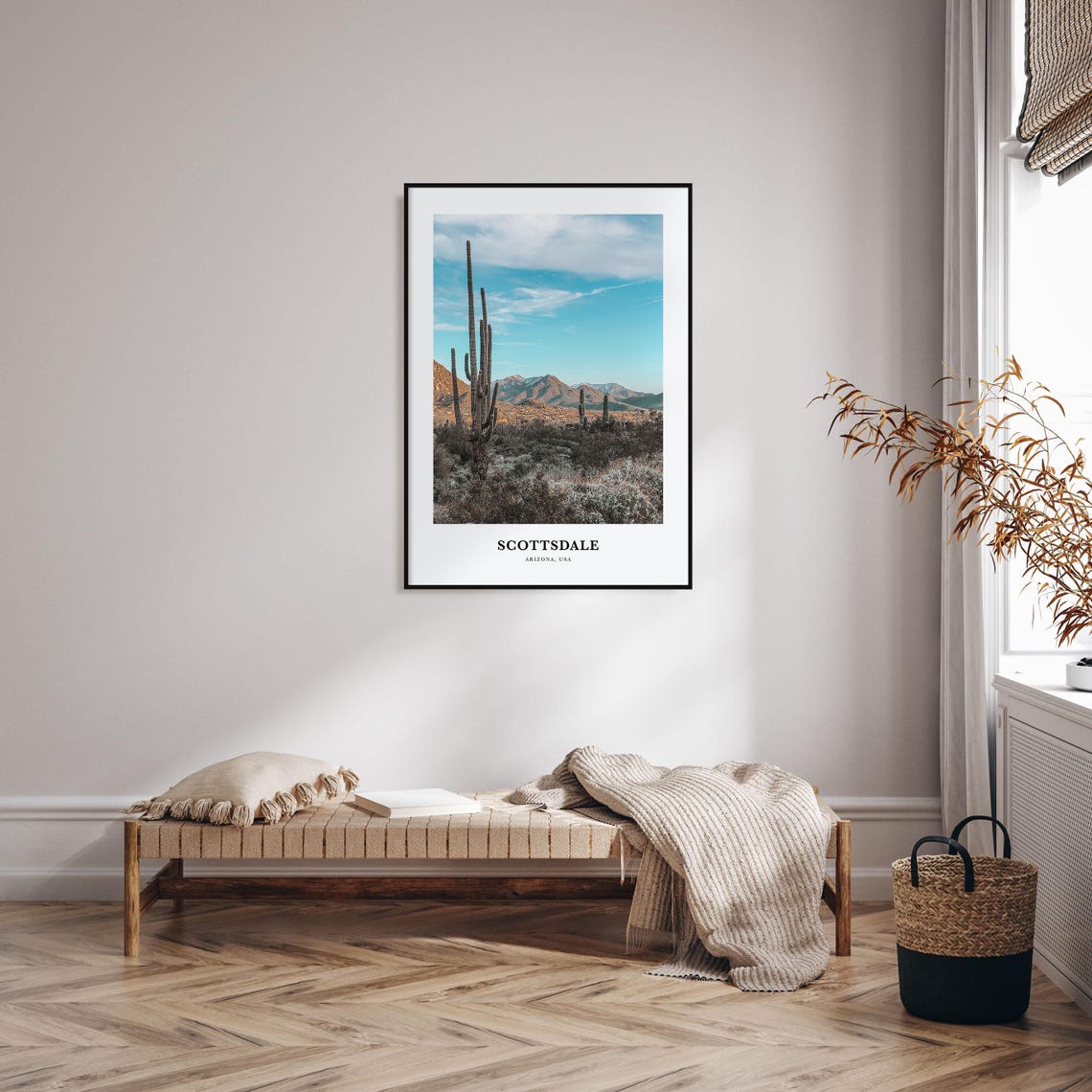 Scottsdale Print Scottsdale Photo Poster Scottsdale Travel Wall Art Scottsdale Map Print Scottsdale Photography Print Arizona Usa - Image 4