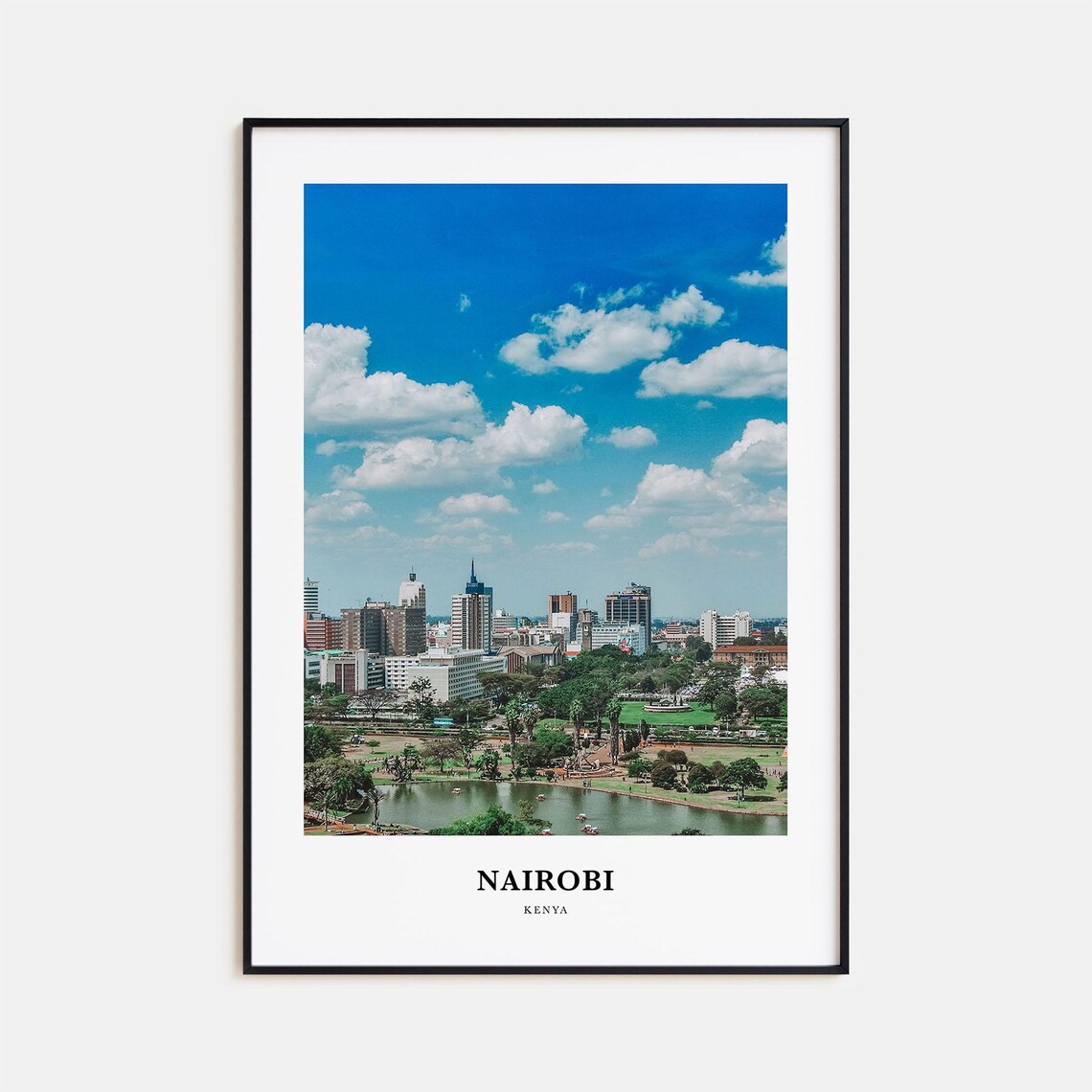 Nairobi Print Nairobi Photo Poster Nairobi Travel Wall Art Nairobi Map Print Nairobi Photography Print Nairobi Wall Dcor Kenya