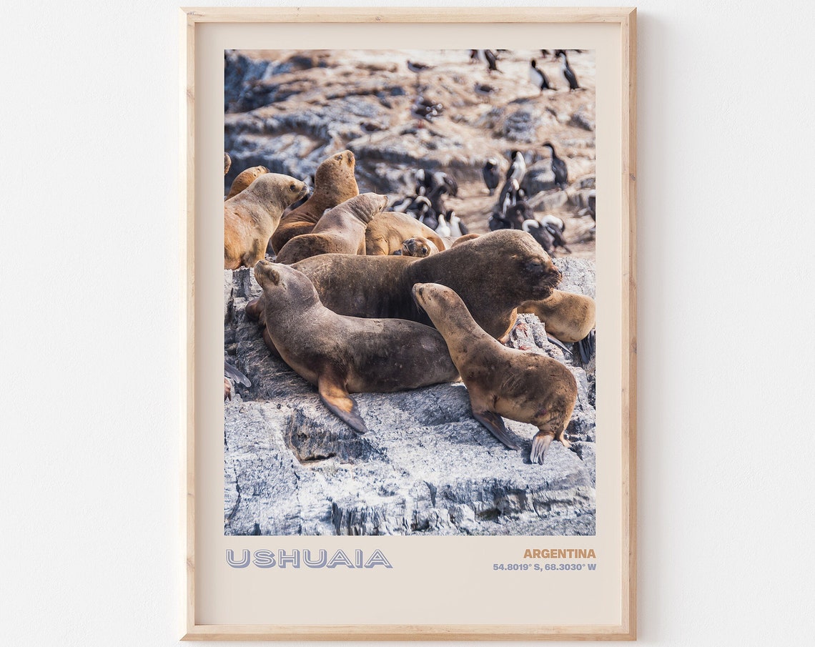Ushuaia Travel Poster Ushuaia Print Ushuaia Photo Print Ushuaia Wall Decor Ushuaia Travel Art Argentina Picture Ushuaia 6