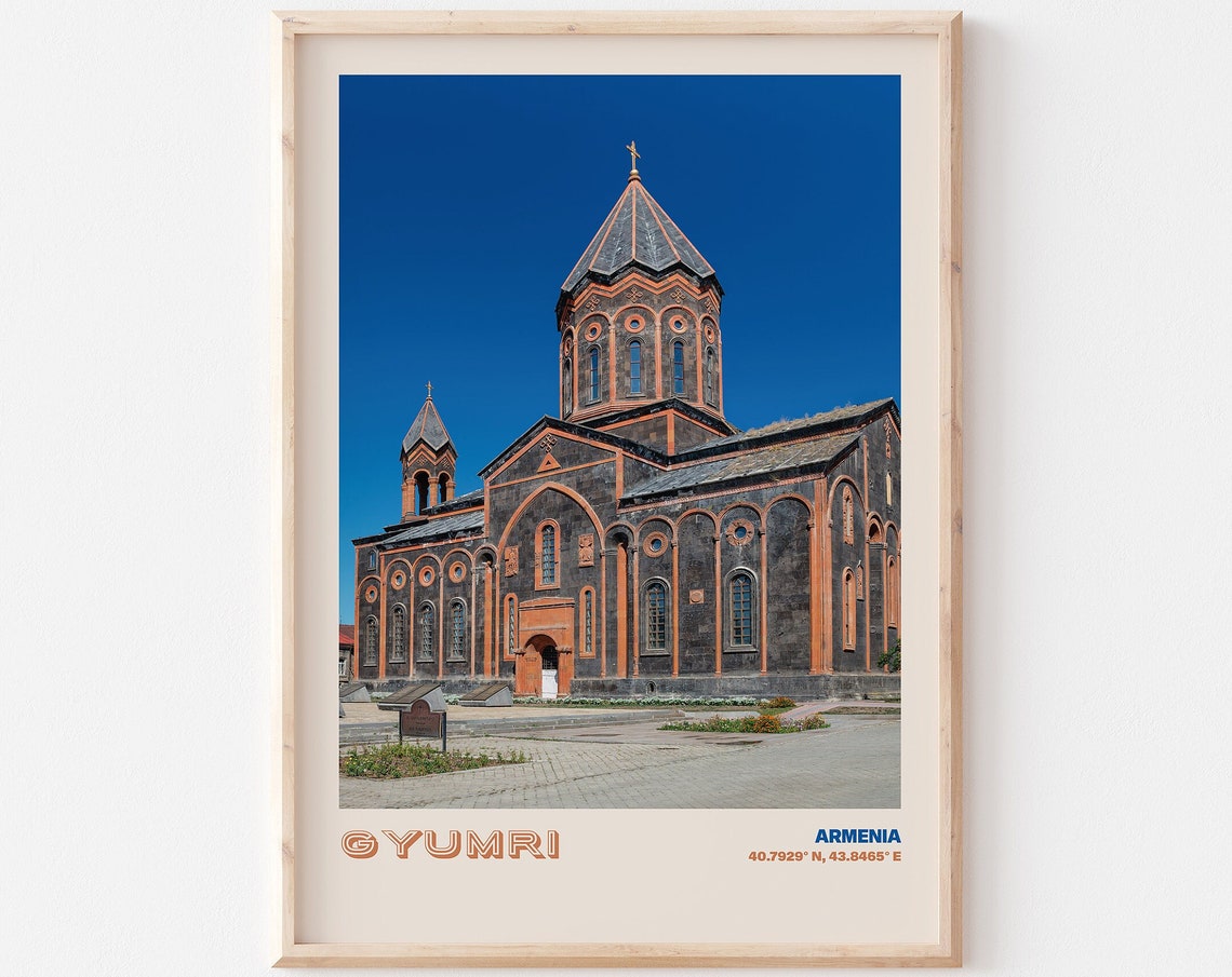 Gyumri Travel Poster Gyumri Print Gyumri Photo Print Gyumri Wall Decor Gyumri Travel Art Gyumri Armenia Picture Gyumri 2