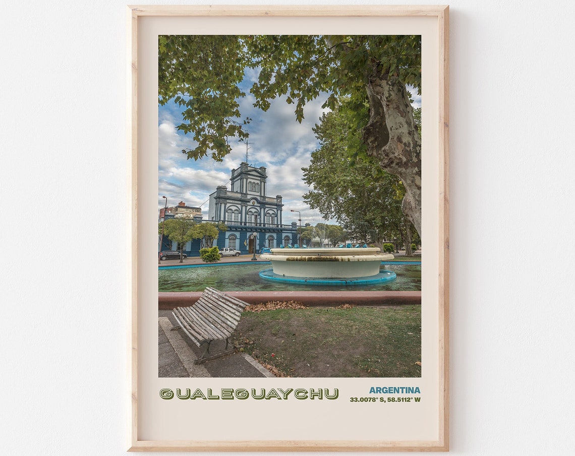 Gualeguaychu Travel Poster Gualeguaychu Print Gualeguaychu Photo Print Gualeguaychu Travel Art Argentina Picture Gualeguaychu 2