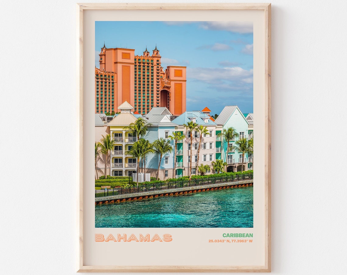 Bahamas Travel Poster Bahamas Print Bahamas Photo Print Bahamas Wall Decor Bahamas Travel Art Bahamas Bahamas Picture Bahamas 10