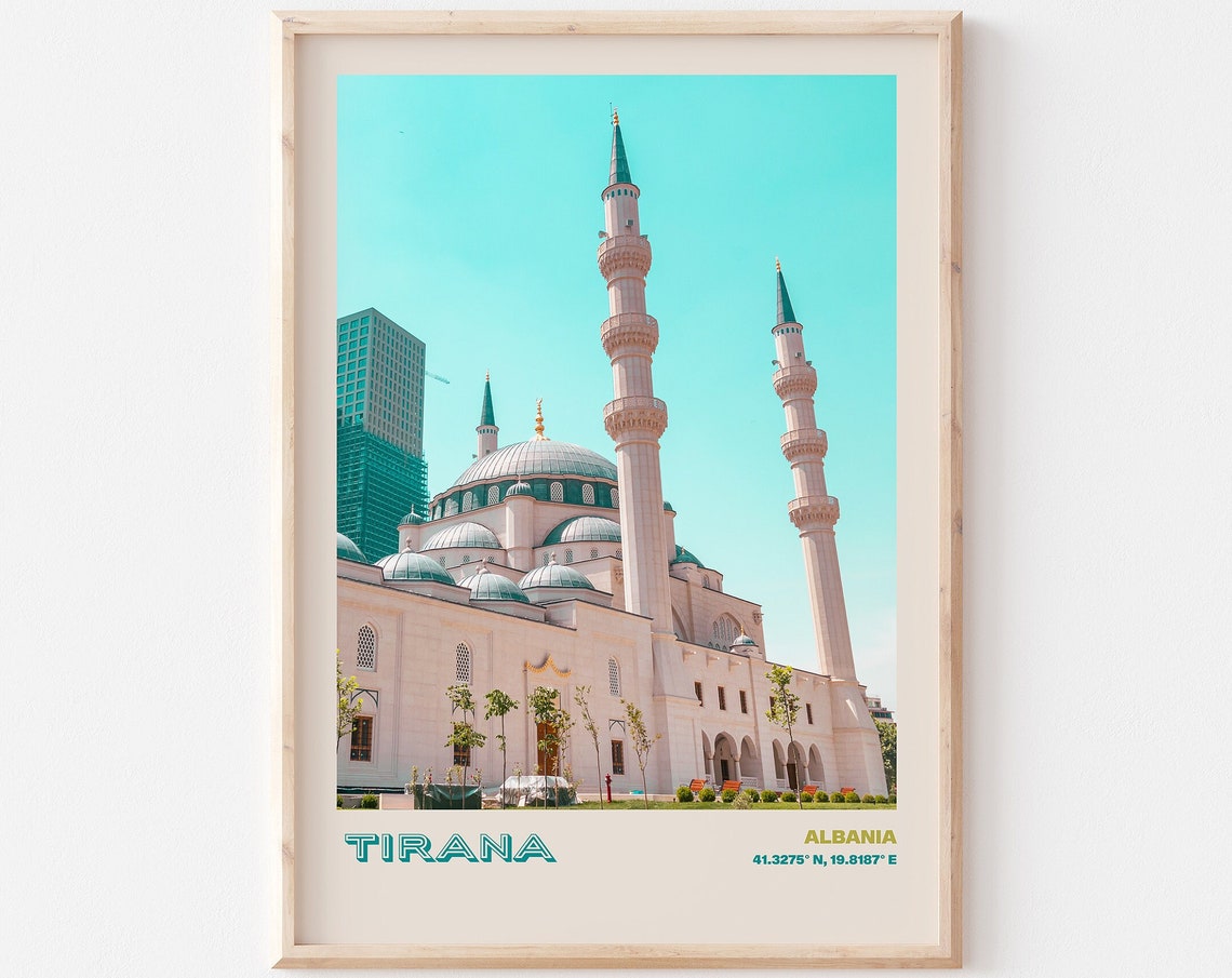 Tirana Travel Poster Tirana Print Tirana Photo Print Tirana Wall Decor Tirana Travel Art Tirana Tirana Picture Tirana 4