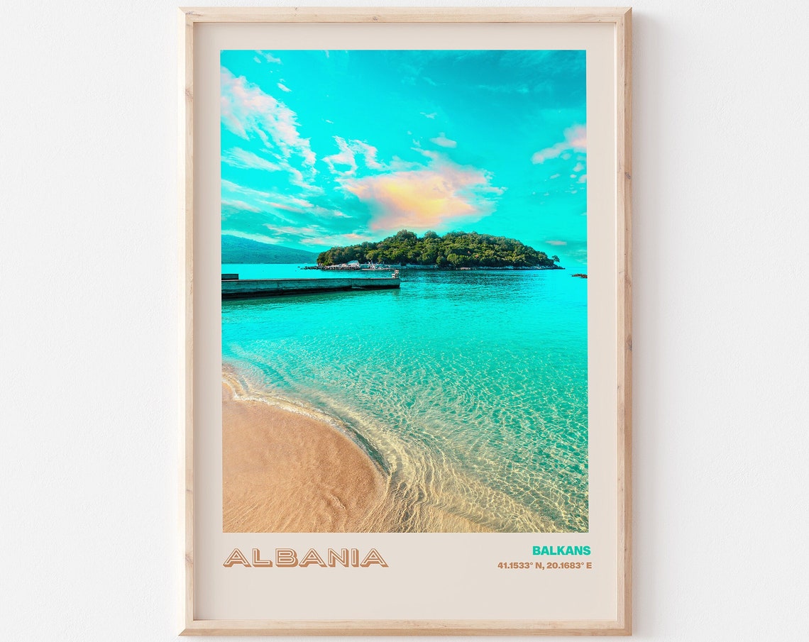 Albania Travel Poster Albania Print Albania Photo Print Albania Wall Decor Albania Travel Art Albania Albania Picture Albania 16