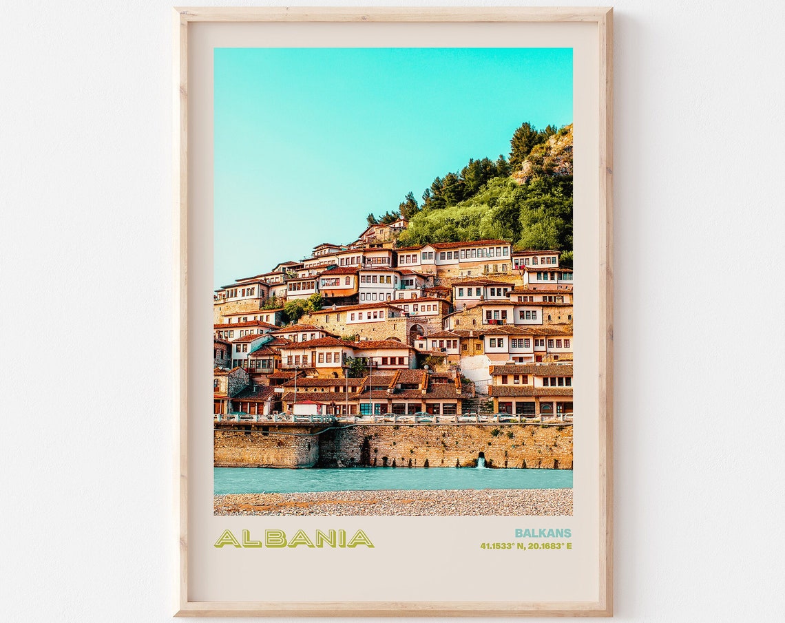 Albania Travel Poster Albania Print Albania Photo Print Albania Wall Decor Albania Travel Art Albania Albania Picture Albania 4