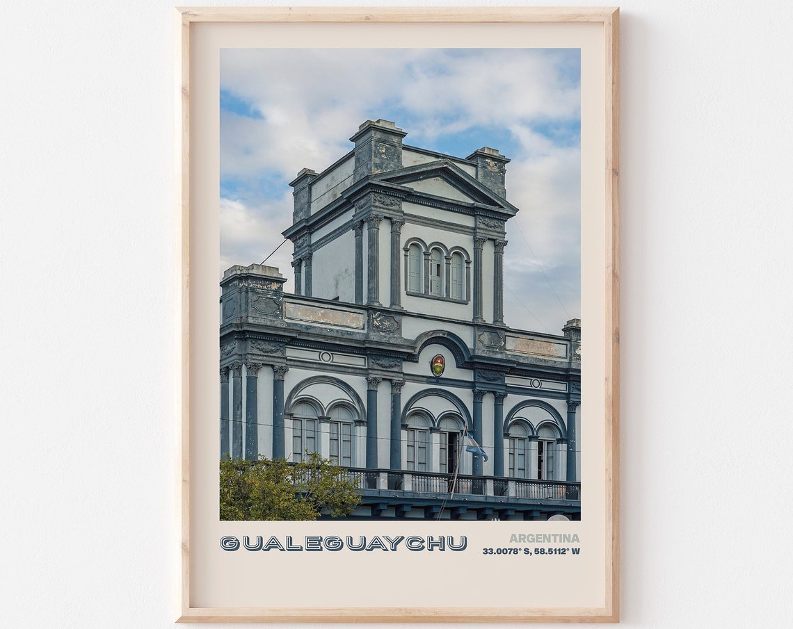 Gualeguaychu Travel Poster Gualeguaychu Print Gualeguaychu Photo Print Gualeguaychu Travel Art Argentina Picture Gualeguaychu 1