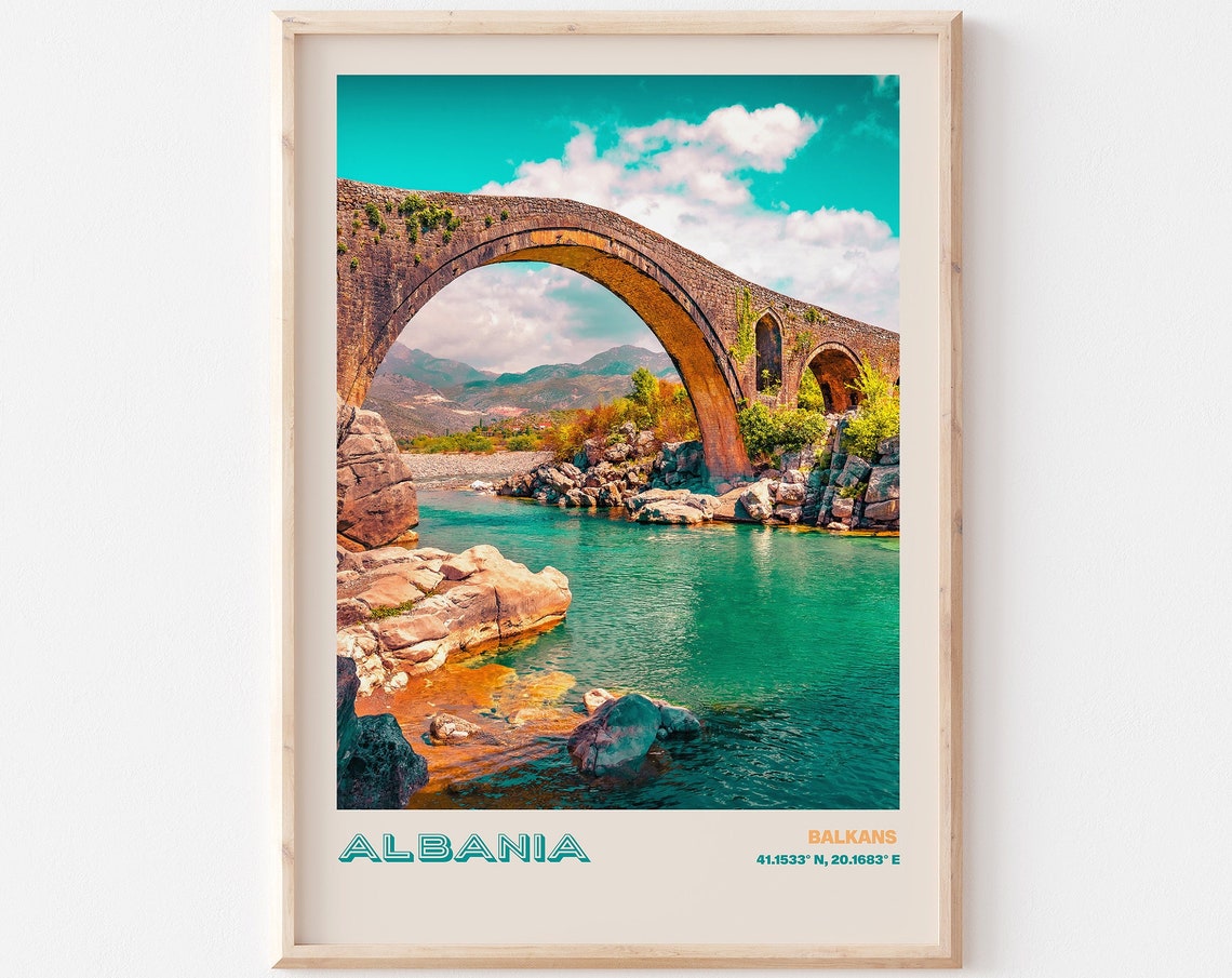 Albania Travel Poster Albania Print Albania Photo Print Albania Wall Decor Albania Travel Art Albania Albania Picture Albania 8
