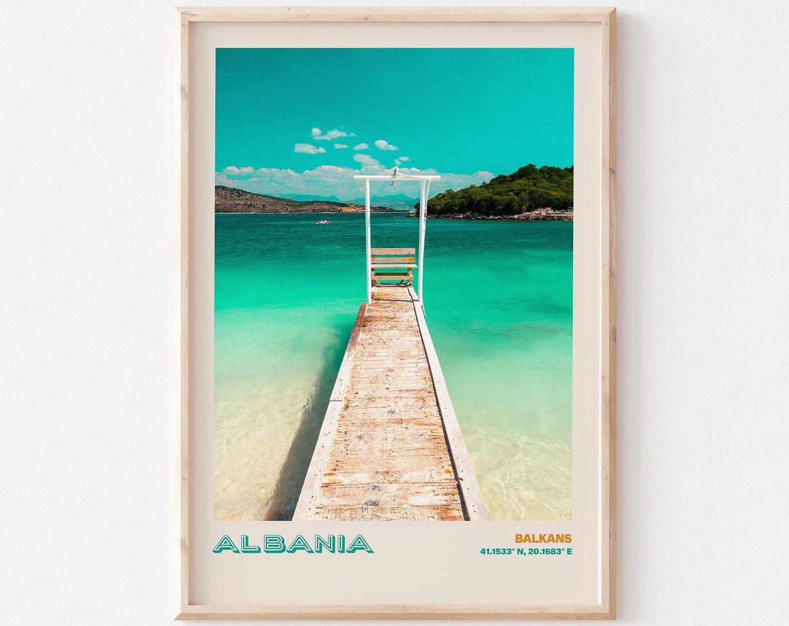 Albania Travel Poster Albania Print Albania Photo Print Albania Wall Decor Albania Travel Art Albania Albania Picture Albania 2