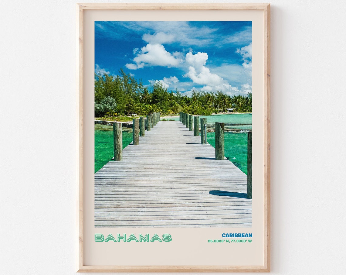 Bahamas Travel Poster Bahamas Print Bahamas Photo Print Bahamas Wall Decor Bahamas Travel Art Bahamas Bahamas Picture Bahamas 4