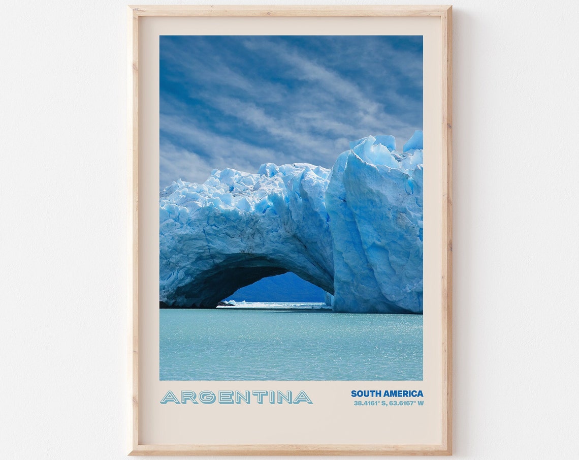 Argentina Travel Poster Argentina Print Argentina Photo Print Argentina Wall Decor Argentina Travel Art Argentina Picture Argentina 4