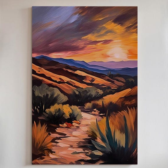Desert Sunset - Southwest Landscape