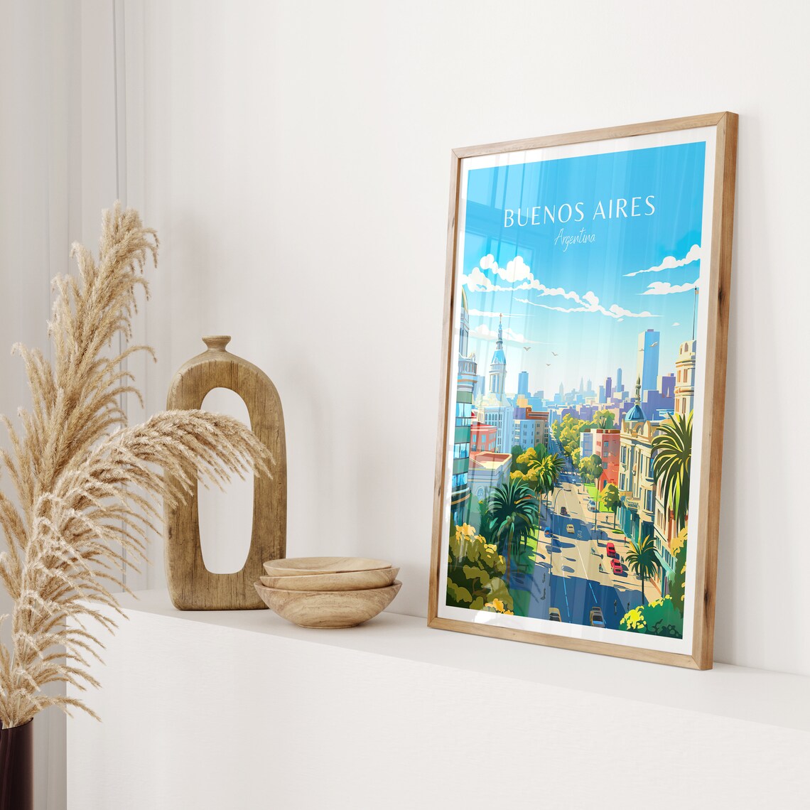 Buenos Aires Argentina Travel Memory Wall Art Print - Image 2