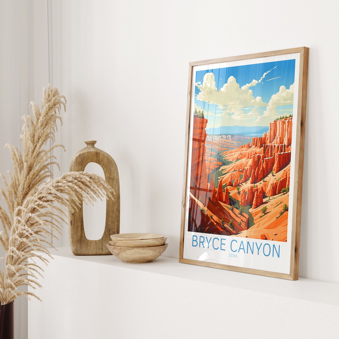 Bryce Canyon Vintage Travel Poster, National Park - Image 2