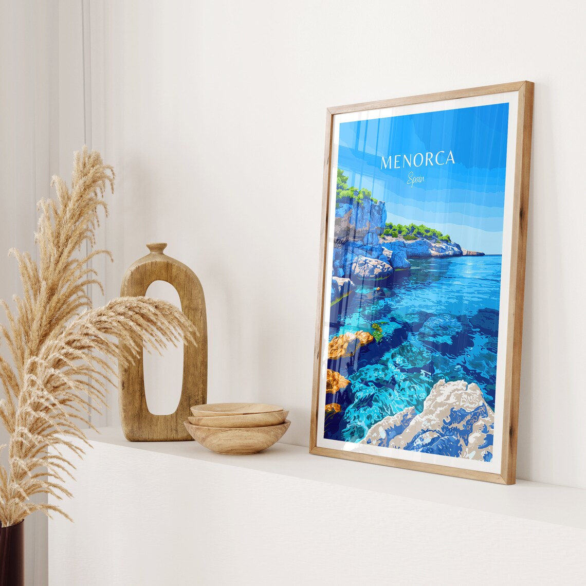 Menorca Spain Gift Travel Memory Travel Poster - Image 2