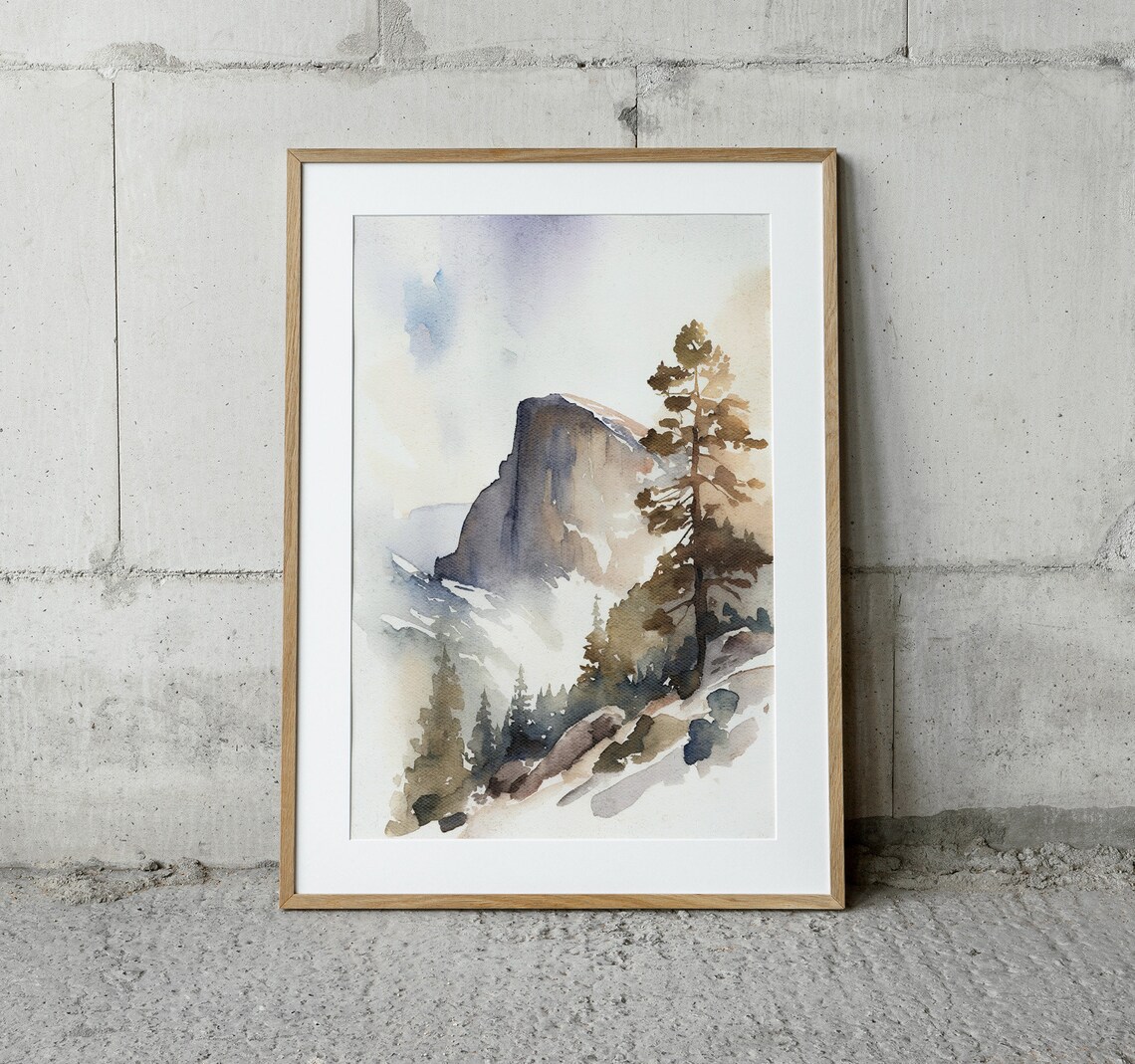 Yosemite, California Landscape Art Print - Image 3