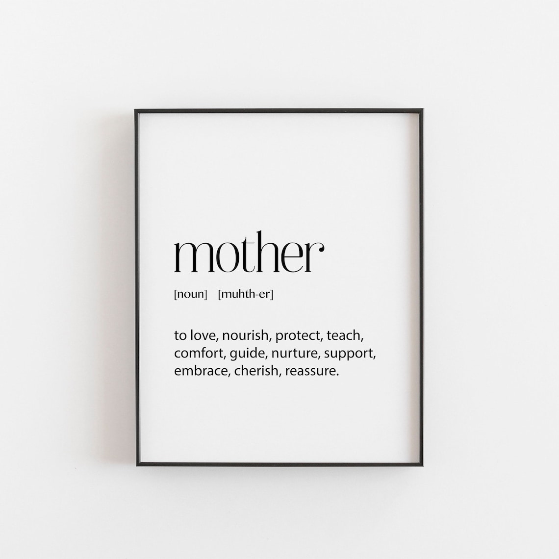 Mom Definition Funny Gift for Daughter’s Home