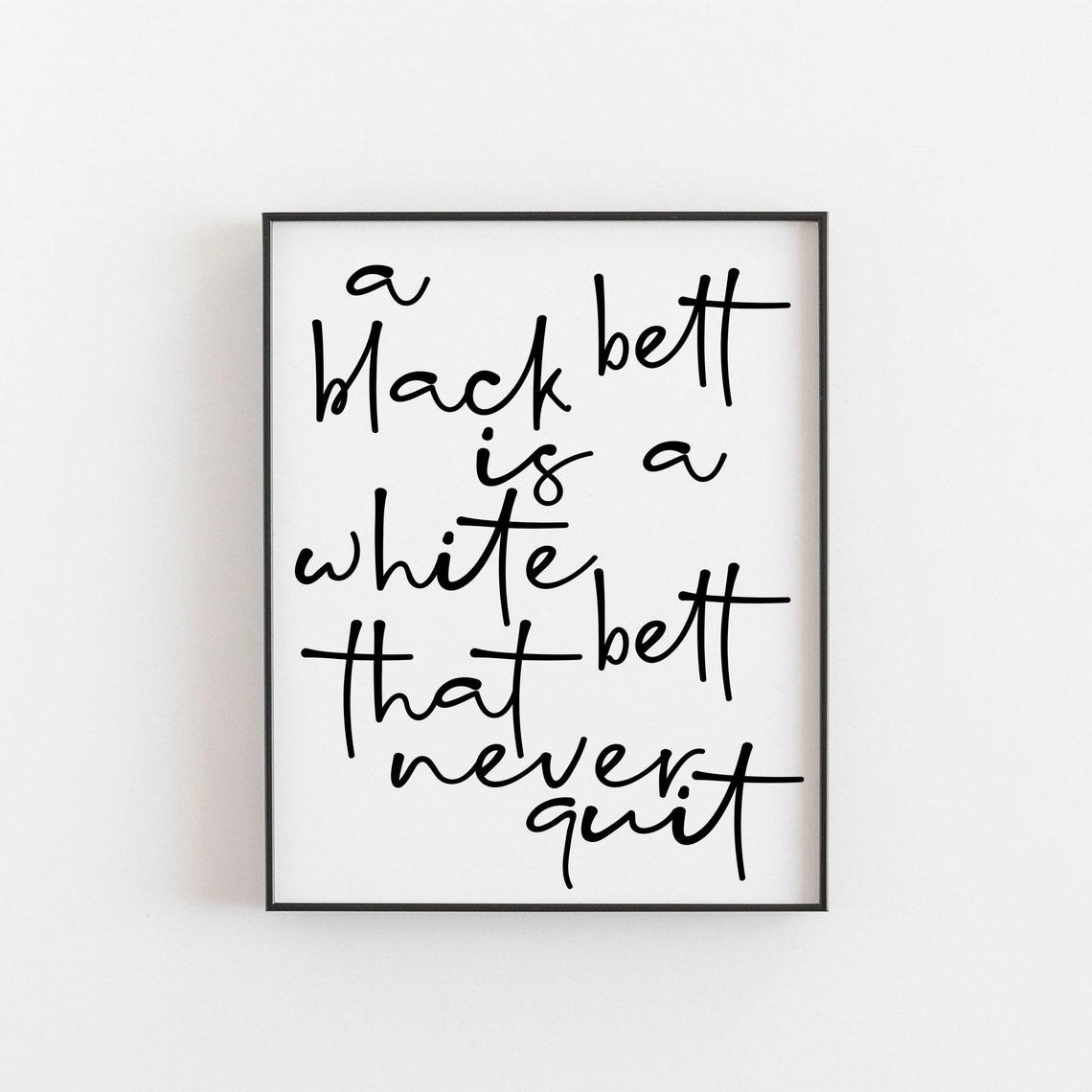 Karate Gift Print Quote for a Friend