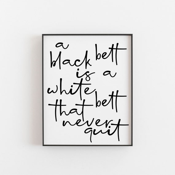 Karate Gift Print Quote for a Friend