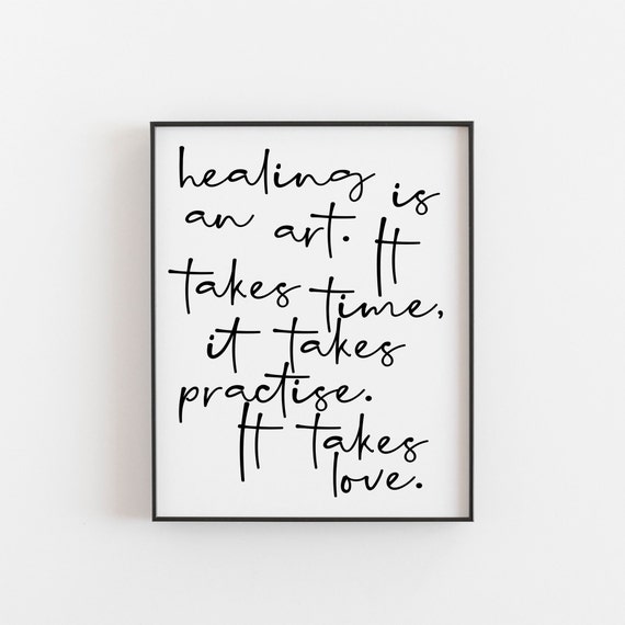 Self Healing Art, Inspirational Quote