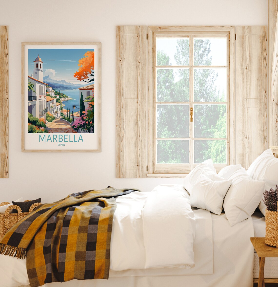 Marbella Spain Travel Poster, Spain Wall Art Print - Image 2