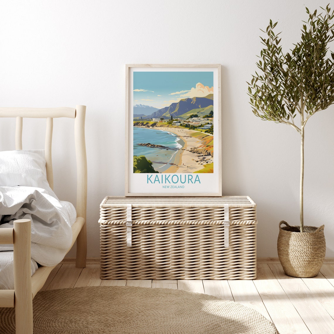 Kaikoura New Zealand Print Wall Art Kaikoura New Zealand Poster New Zealand Wall Art New Zealand Travel Print Kaikoura Travel Gift - Image 3