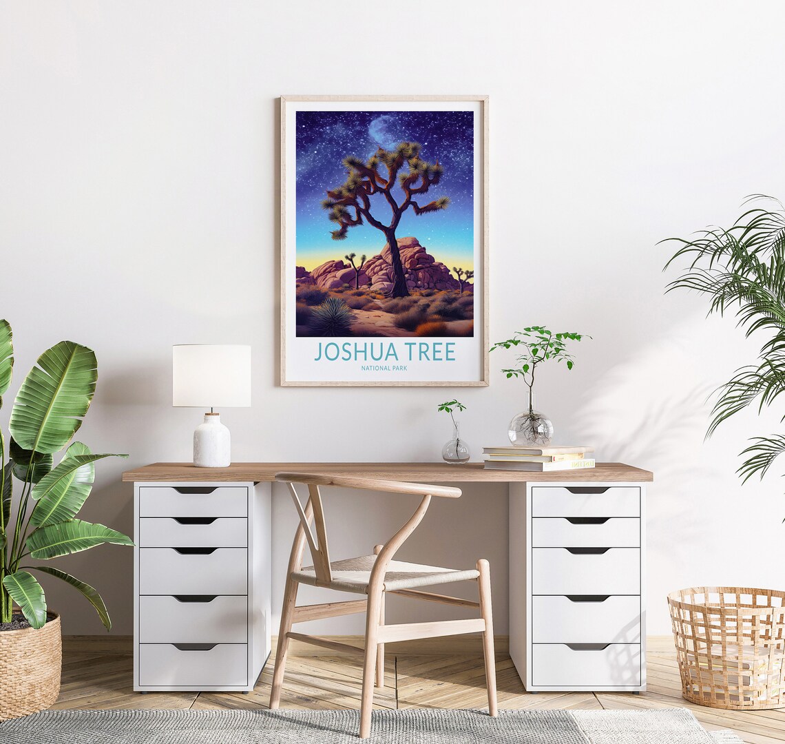 Joshua Tree California Travel Poster, National Park - Image 2