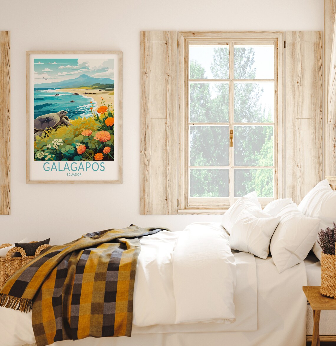 Galpagos Islands Travel Poster, Ecuador Wall Art - Image 2