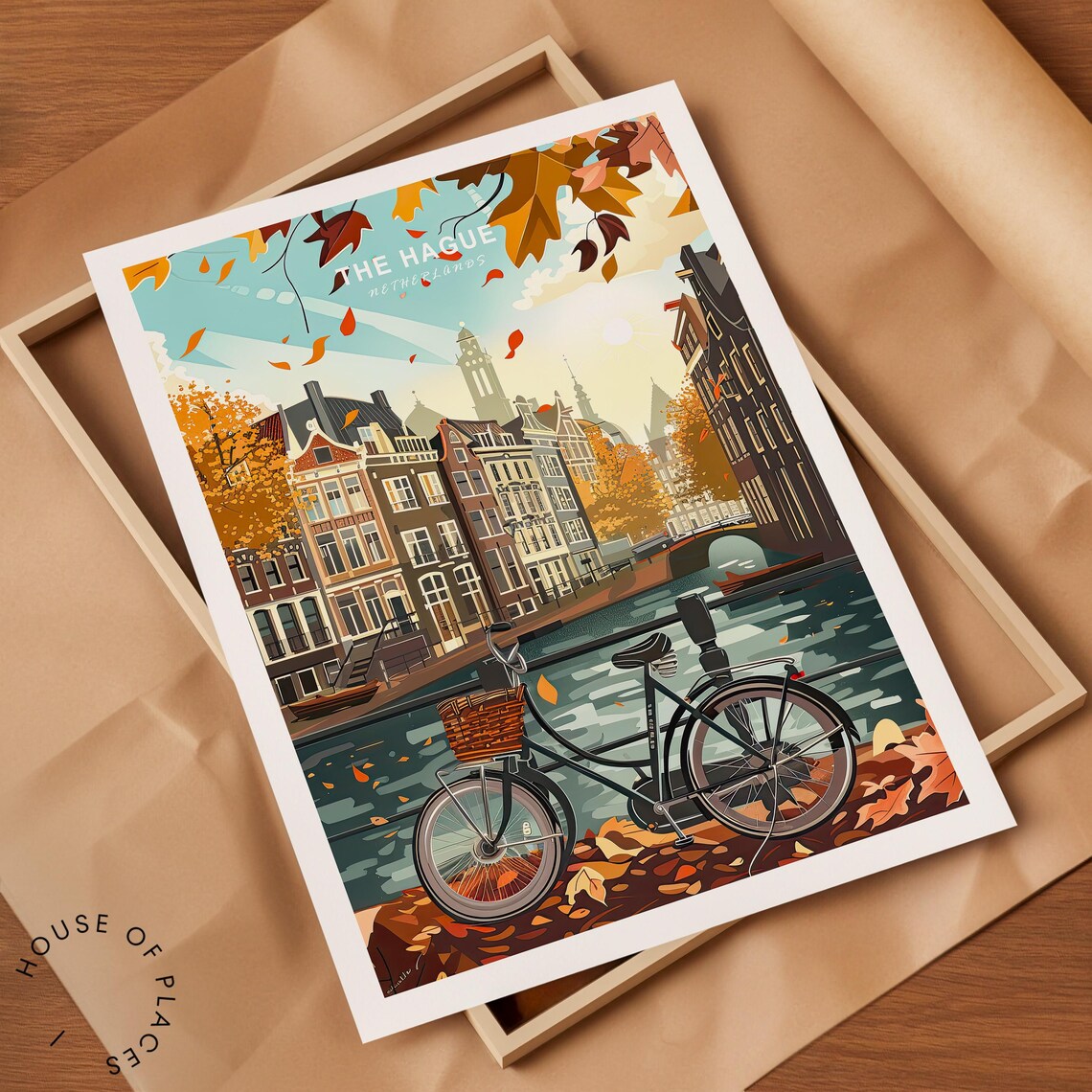 The Hague Netherlands Travel Poster, City Print - Image 2
