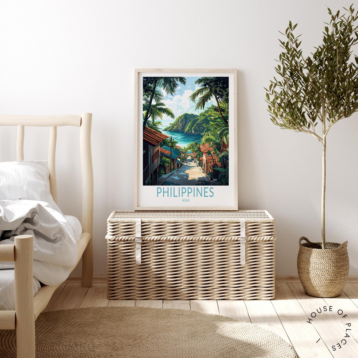 Philippines Asia Travel Poster, Asia City Art Print - Image 4