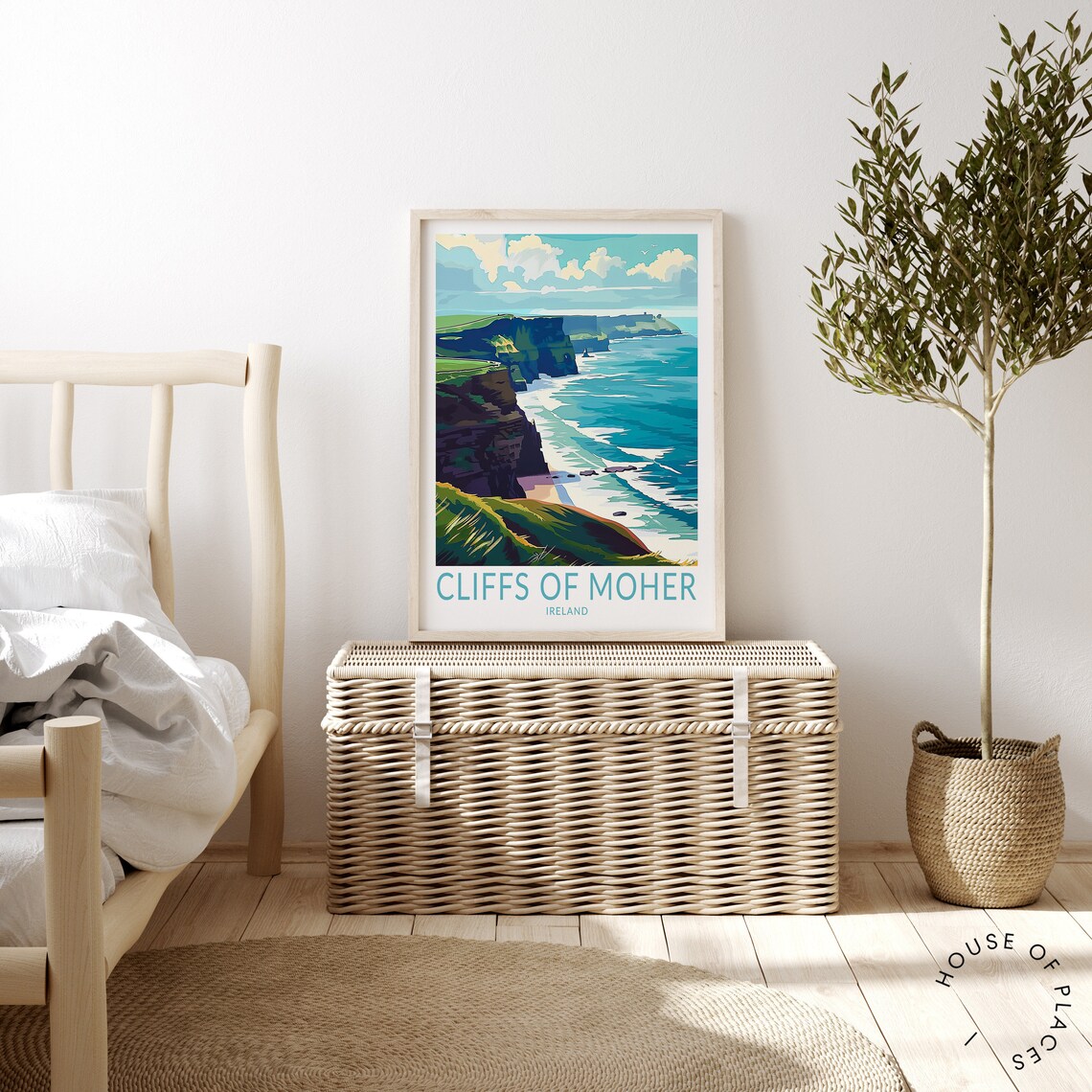 Cliffs Of Moher Coast Travel Poster, Ireland - Image 4