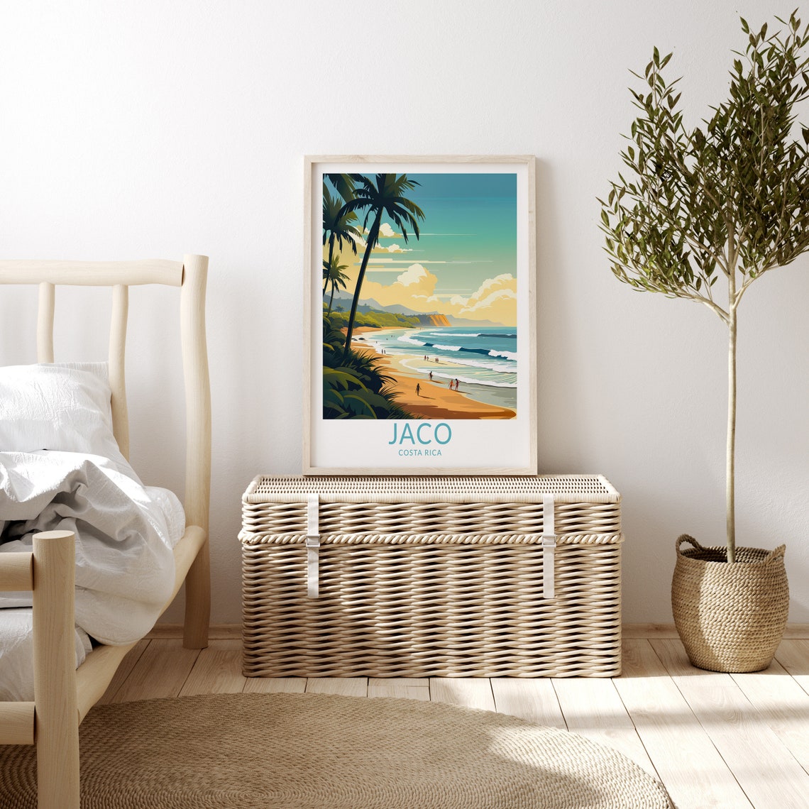 Jaco Costa Rica Travel Print Jaco Costa Rica Travel Poster Print Jaco Costa Rica Wall Art Jaco Costa Rica Travel Wall Decor - Image 3
