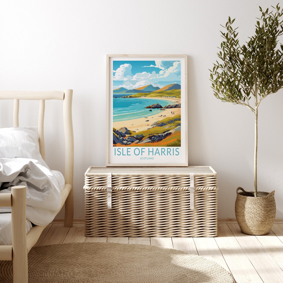 Isle Of Harris Travel Poster, Scotland Travel Print - Image 3