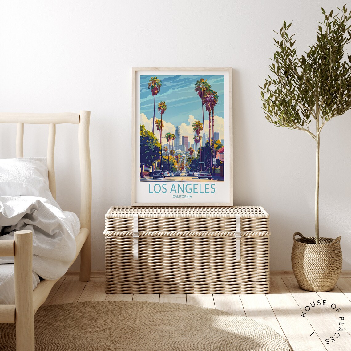 Los Angeles Travel Poster, California City Print - Image 4