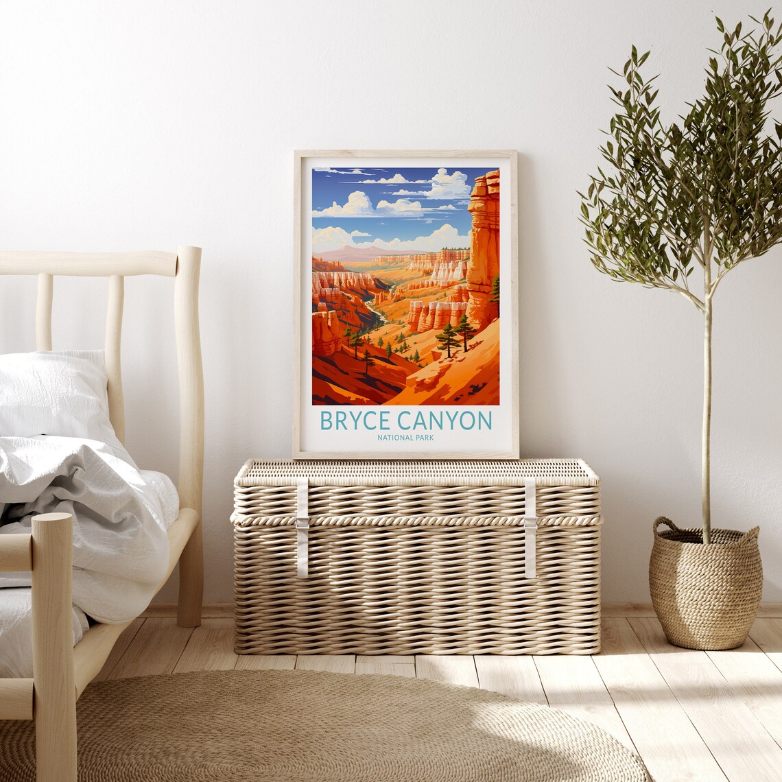 Bryce Canyon National Park Travel Poster, Utah Landscape - Image 3