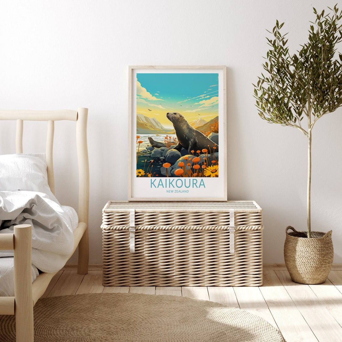 Kaikoura New Zealand Print Wall Art Kaikoura New Zealand Poster New Zealand Wall Art New Zealand Travel Print Kaikoura Travel Gift - Image 3