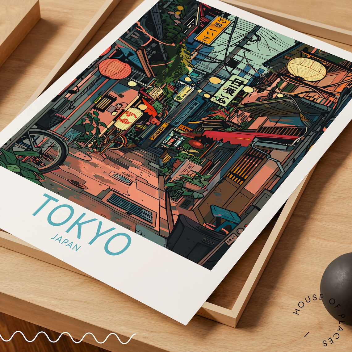 Tokyo Japan Travel Poster, City Wall Art Print - Image 2
