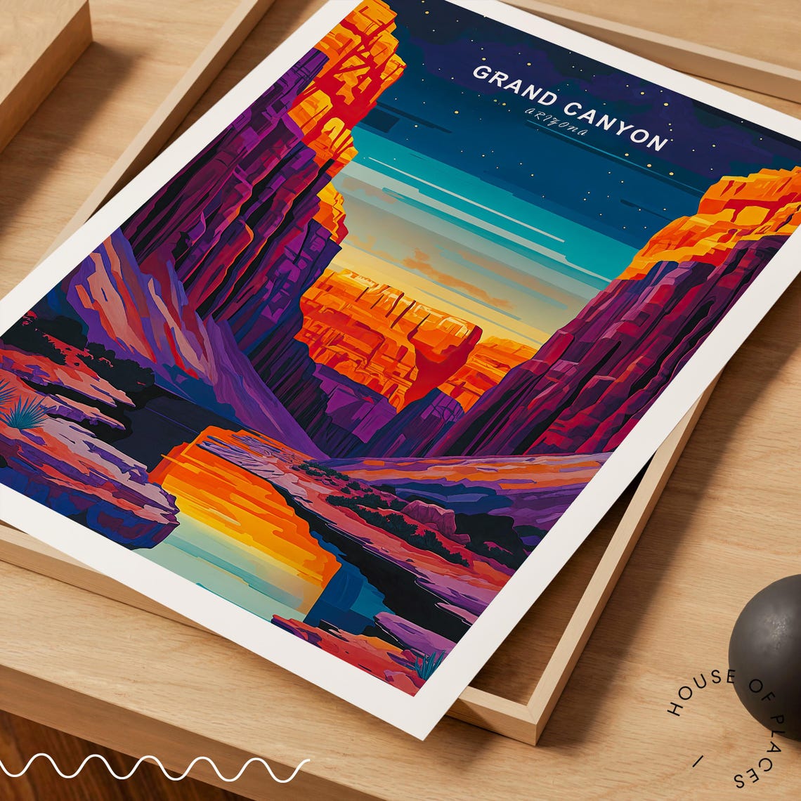 Grand Canyon Arizona Travel Poster - Image 3