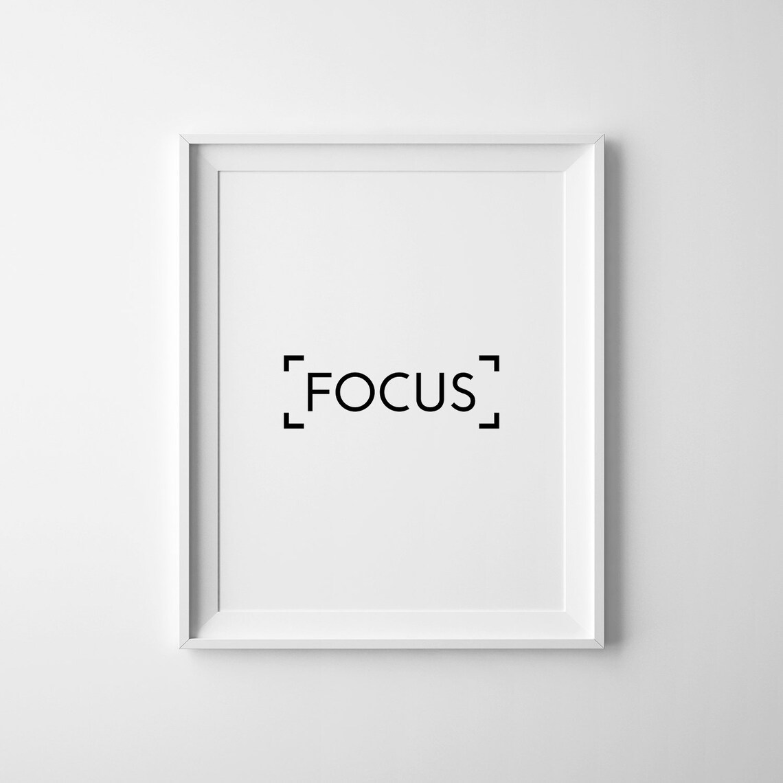 Motivational Print Focus Office Motivation Poster