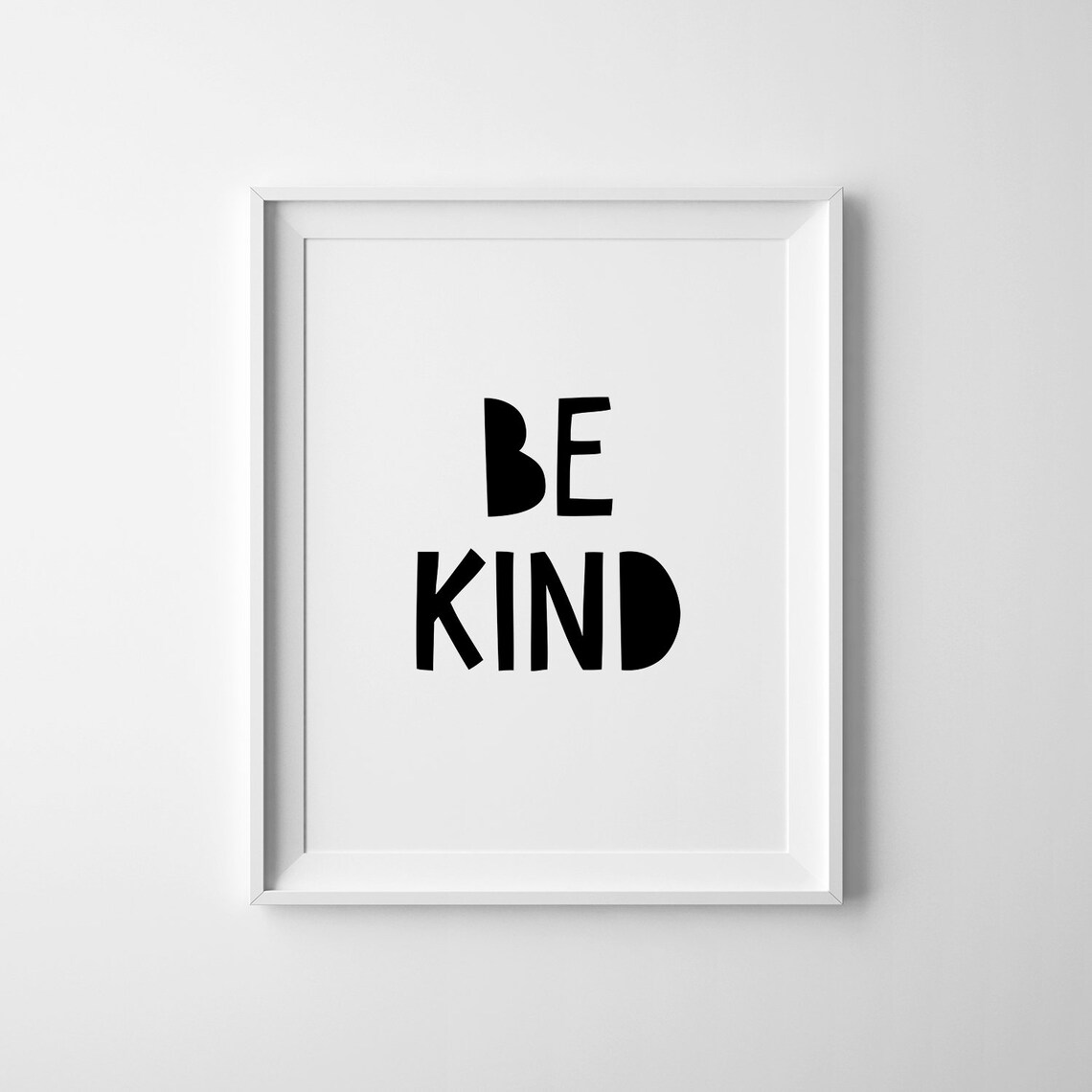 Be Brave Be Kind Set of Two Kids Nursery Playroom Wall Decor Poster - Image 3