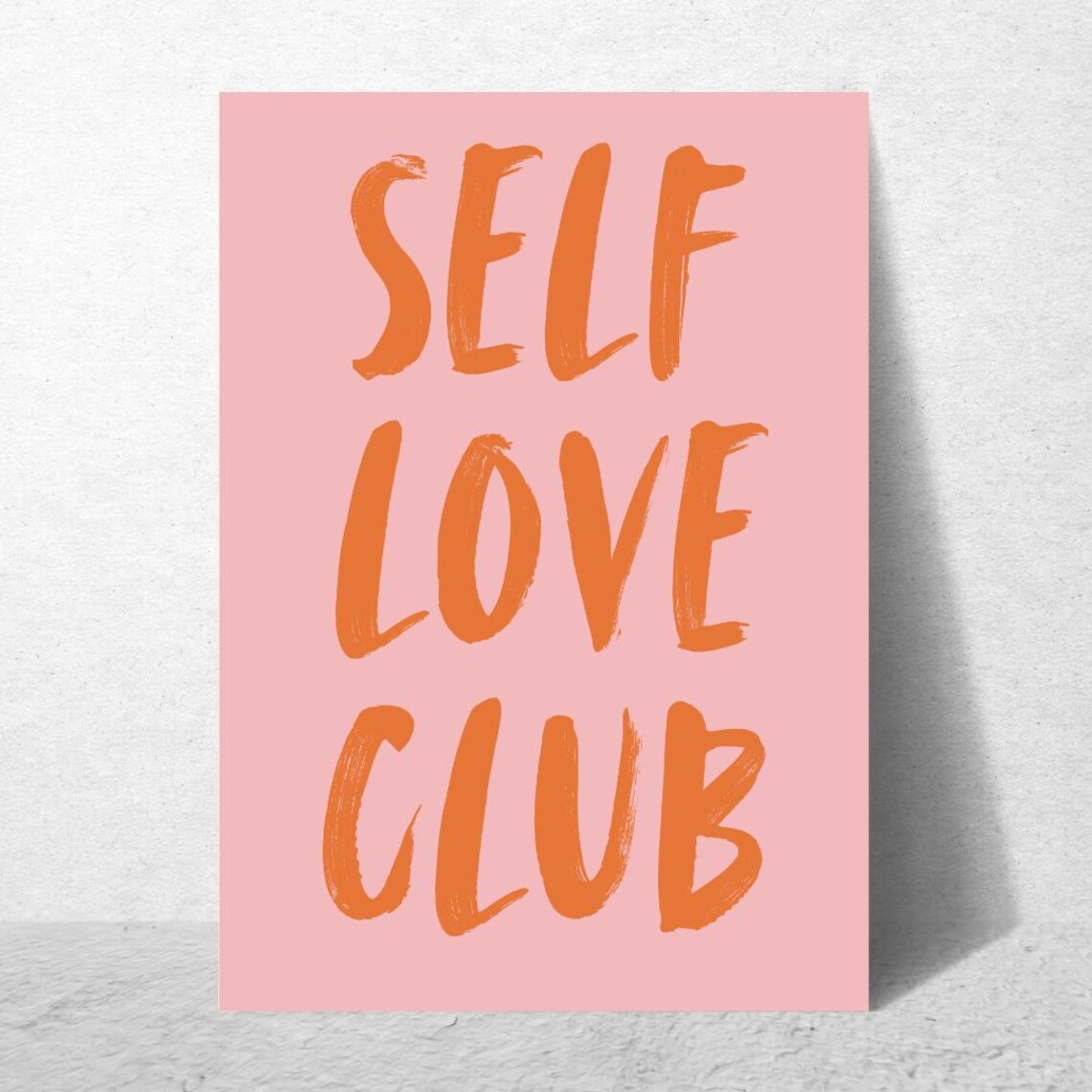 Self Love Club Quote, Motivational Poster - Image 5