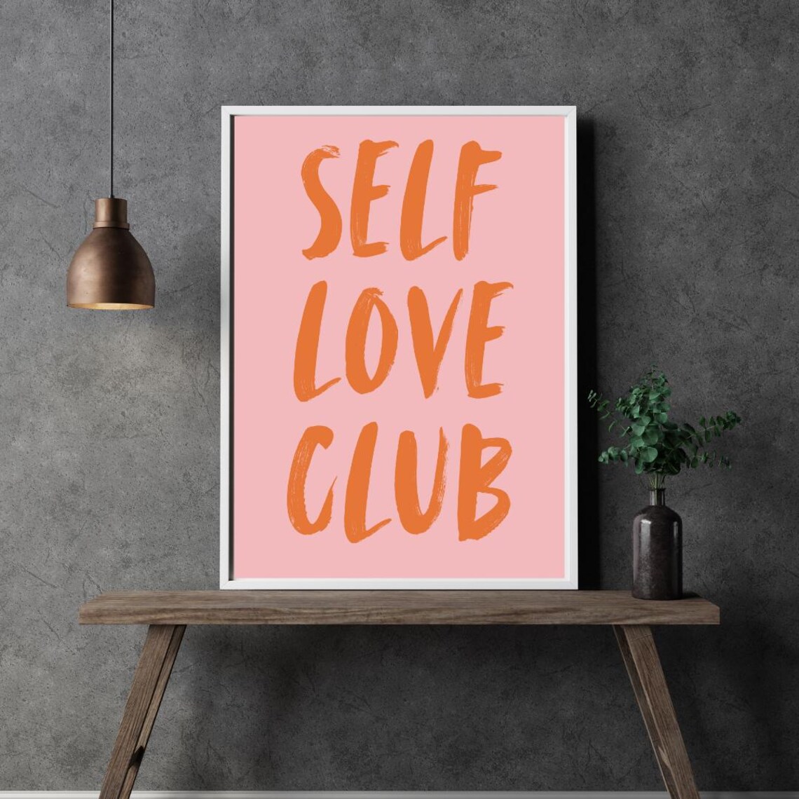 Self Love Club Quote, Motivational Poster - Image 3
