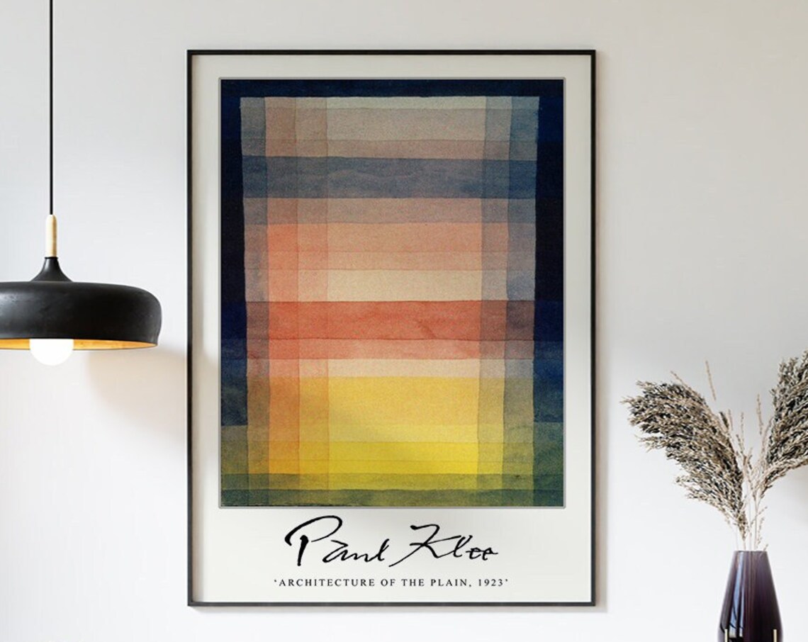 Paul Klee Architecture Of The Plain Poster - Image 3