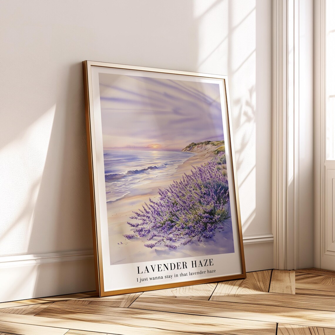 Lavender Haze Poster, Midnights-Inspired Watercolor Art Print