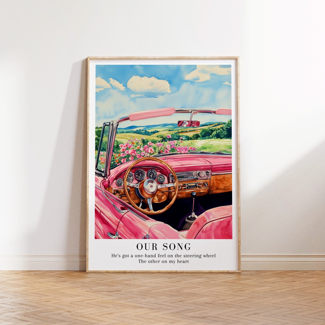 Our Song Debut Album Watercolor Poster Print