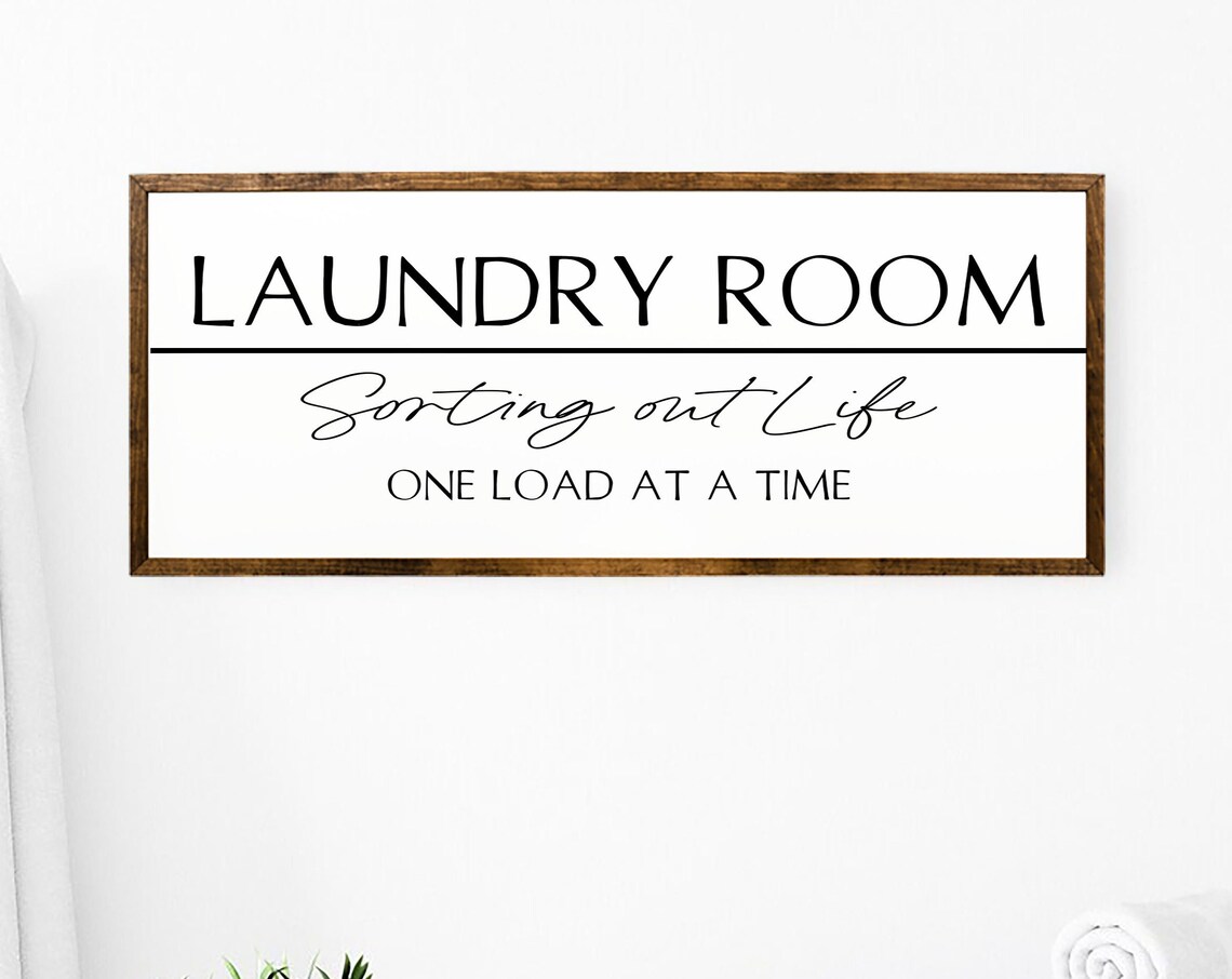 Laundry Room Sorting Out Life One Load At A Time Poster